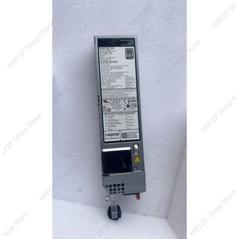 Used 1400W Server Power Supply 01CW9G Compatible with R750, R750XS, R650, etc