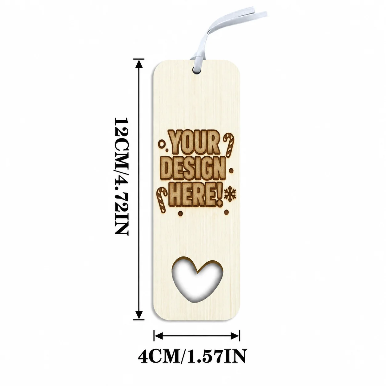 10pc Personalized Wooden Bookmark Custom Name Text Double Sided Engraved Bookmark with Tassel for Book Lovers Teacher Gift