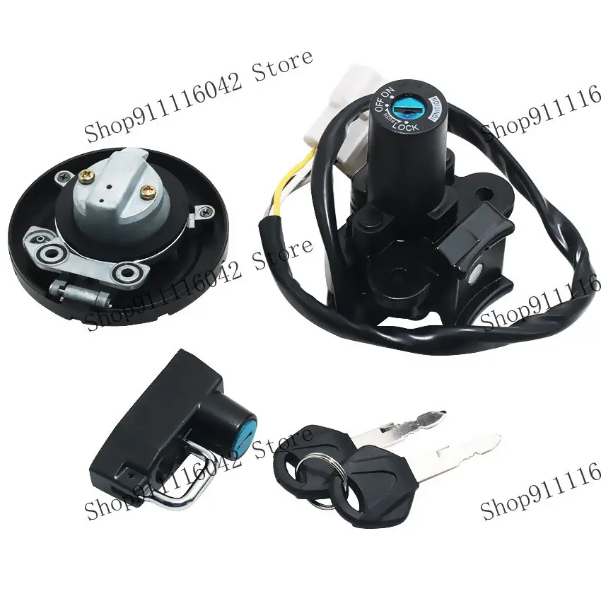 Motorcycle Seat Fuel Gas Cap Kit Ignition Switch Accessories For Kawasaki KLX300 KLX300 KLX300SM 2021-2023 OEM:27005-5185 Parts