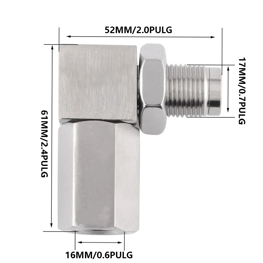 1Pcs Mini Oxygen Catalyst Sensor For Automobile 60.8*52.5MM / 2.4*2.1IN Silver Stainless Steel Material Brand-new Auto Parts