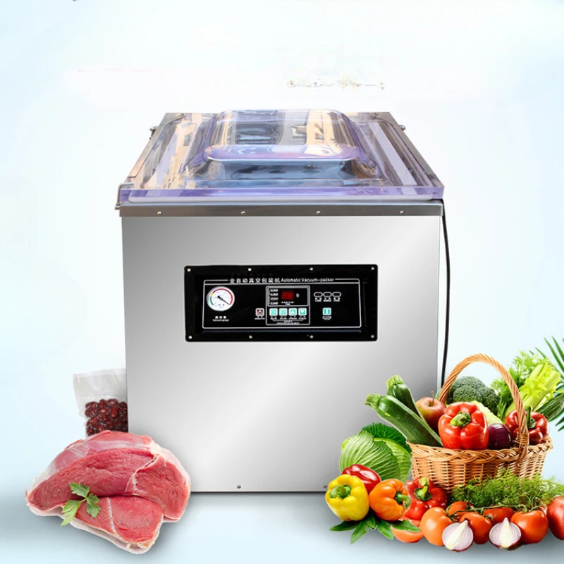 

DZ-600/2E stainless steel single chamber vacuum machine packaging machine, dry and wet dual purpose commercial food