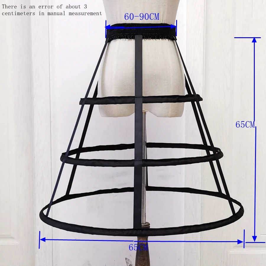 New Arrival Womens Wedding Dress Underskirt 3 Hoop Hollow Out Fish Bone Bustle Cage Skirt Petticoat 2026 image 6