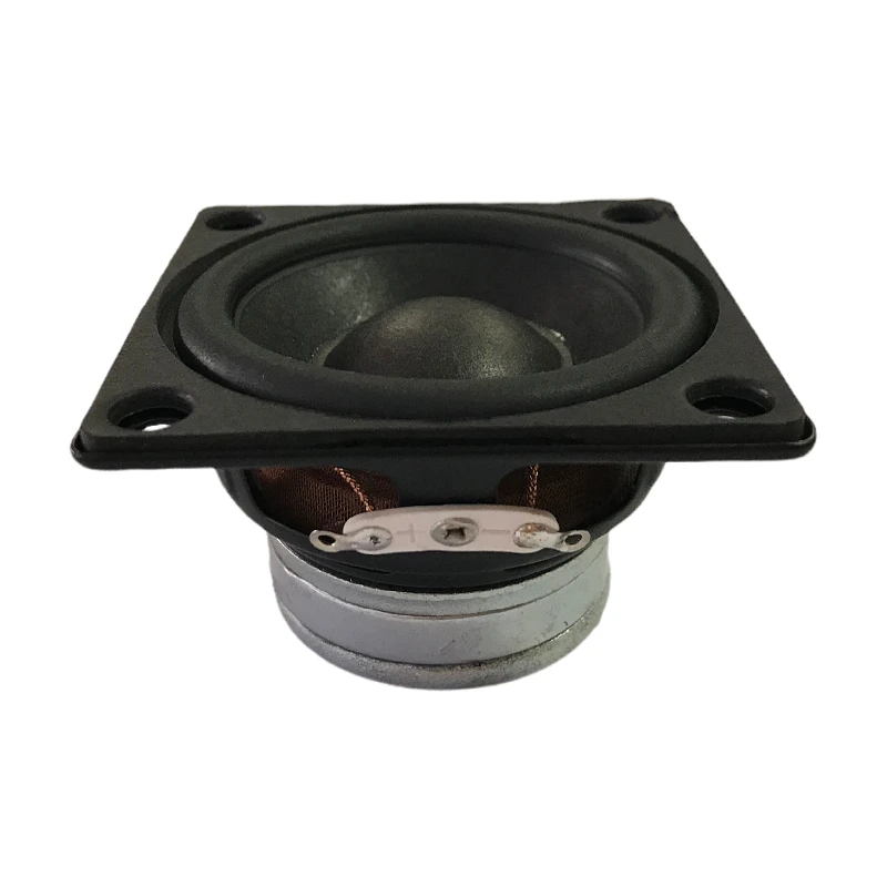 RMS 6W @4ohm/8ohm  2.25 Inch square Neodymium-magnet paper cone rubber edge Speaker 57mm 88DB 16core FullRange Horn Speaker