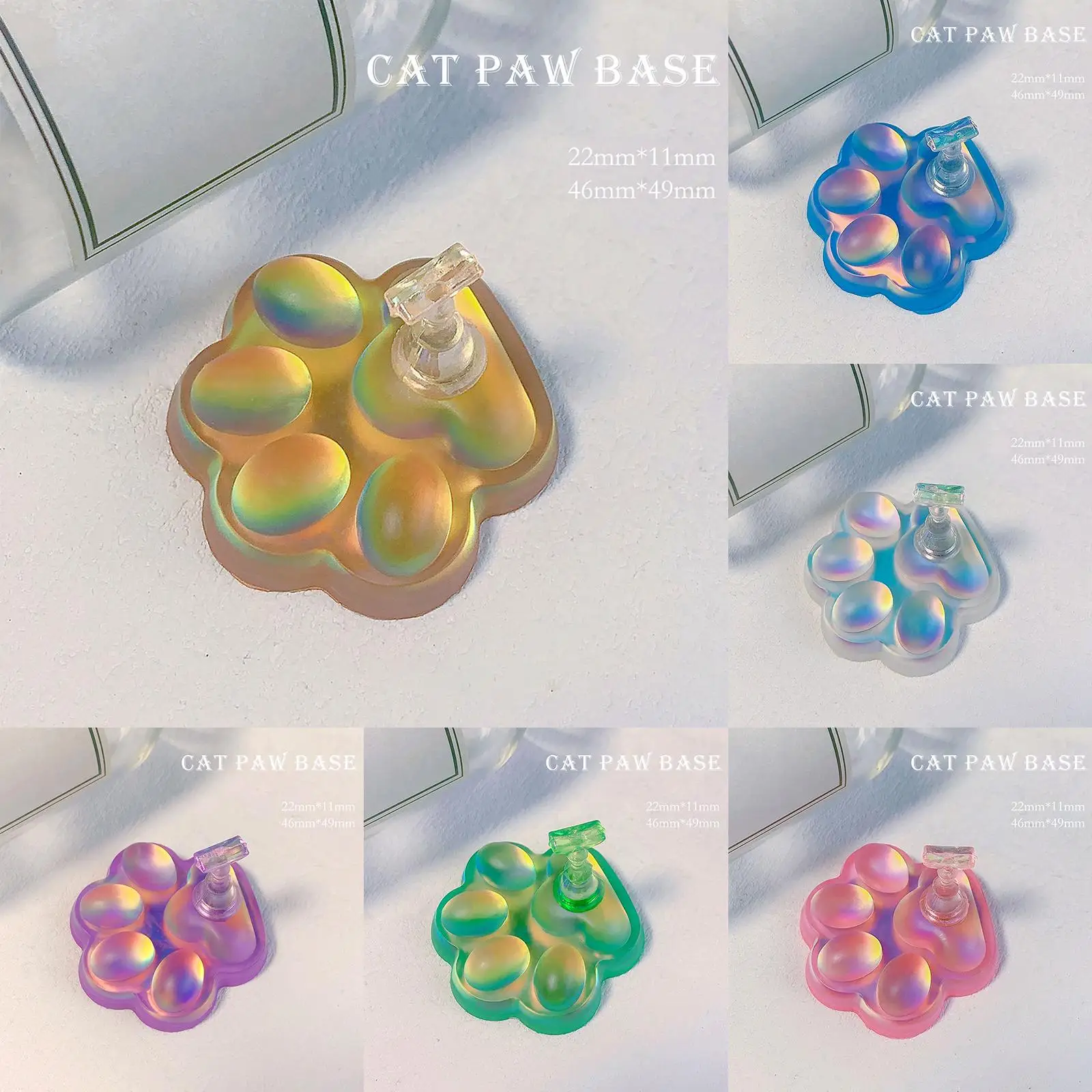 Acryl Nail Art Übungsständer Training Katzenklaue wiederverwendbar für Heimwerker