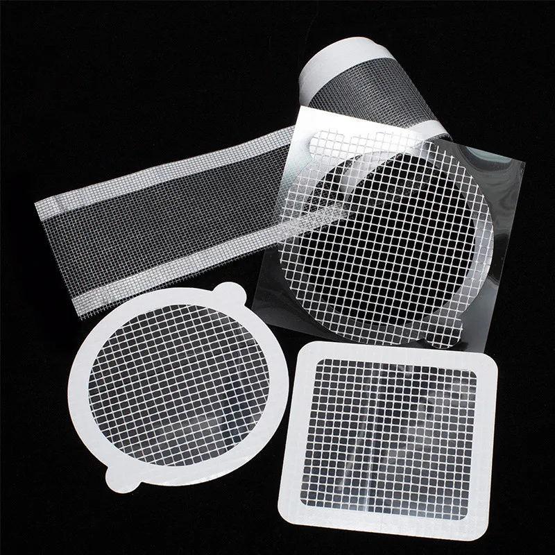 10Pcs Disposable Floor Drain Sticker Shower Drain Hair Catcher Cover Sink Drain Hair Filter Blocker Bathtub Mesh Filter Sticker