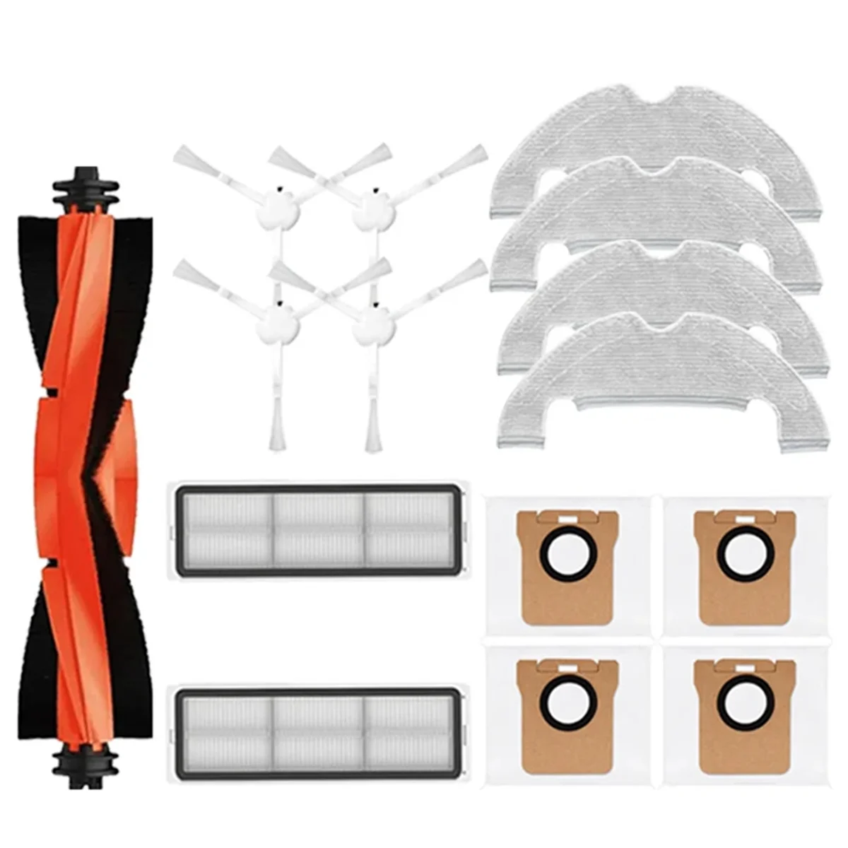 Peças de reposição para Xiaomi Robot Vacuum Escova lateral principal Filtro Hepa, Mop Pano, Saco de pó, X10 Acessórios