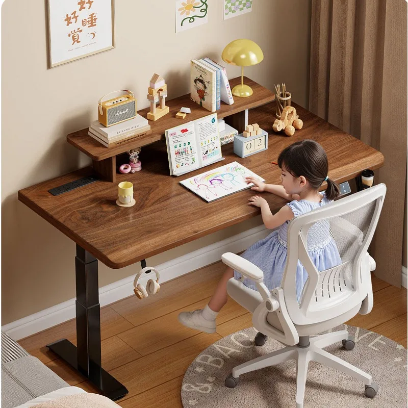 

Электрический подъемный стол из массива дерева для дома, спальни, компьютера, киберспорта, учебы, специализированный рабочий стол