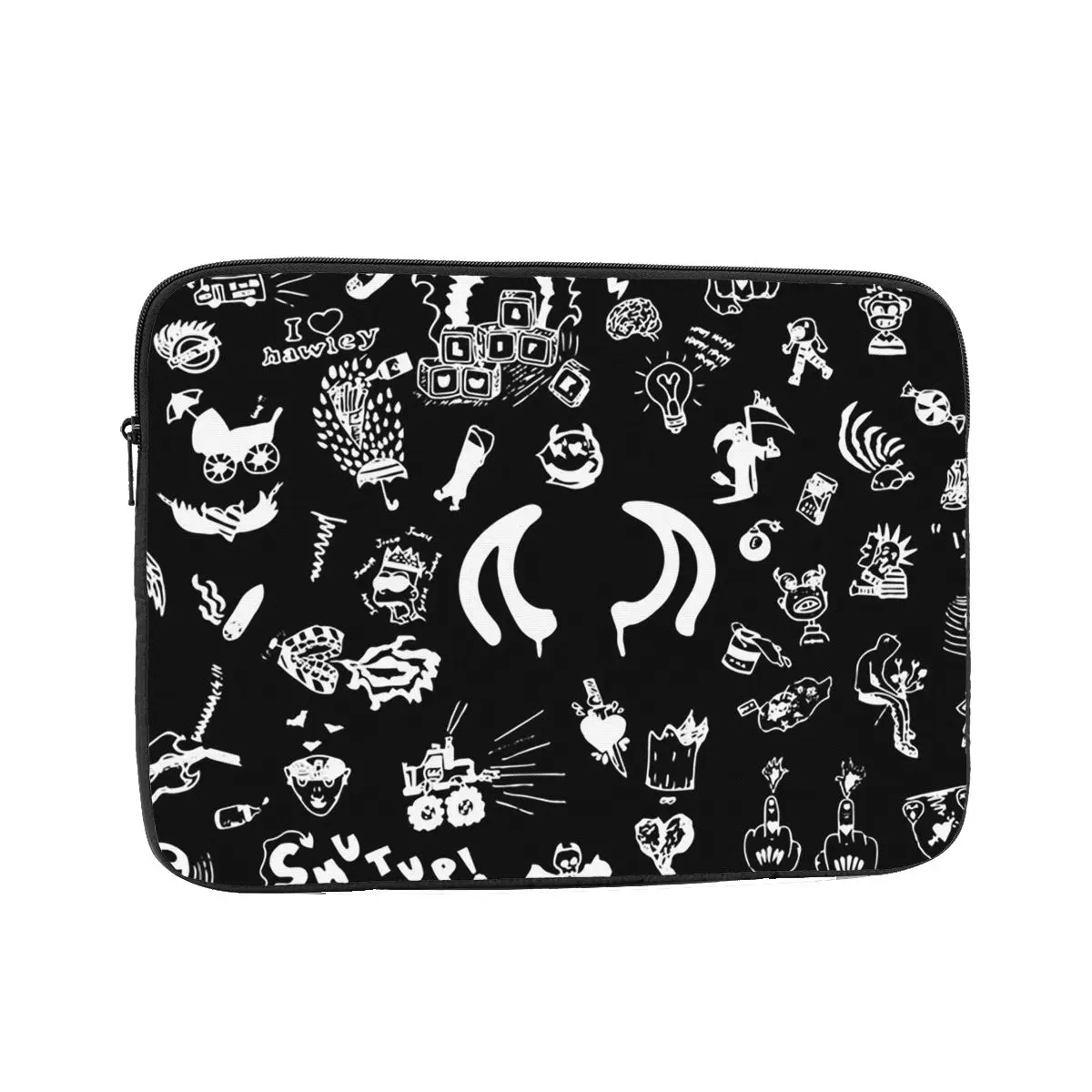Yungblud Drawings Tattoo Sheet Notebook Laptop Bag Case Pouch 10 12 13 15 17 Inch For Macbook Air Pro Tablet Shockproof Case Bag