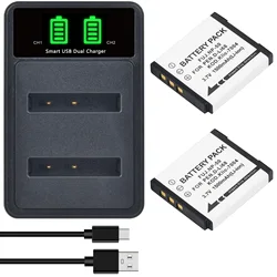 1500mAh NP 50 FNP-50 NP50 KLIC-7004 D-Li68 카메라 배터리 및 충전기 FUJIFILM FinePix F100fd F200EXR F60fd F50fd F70EXR