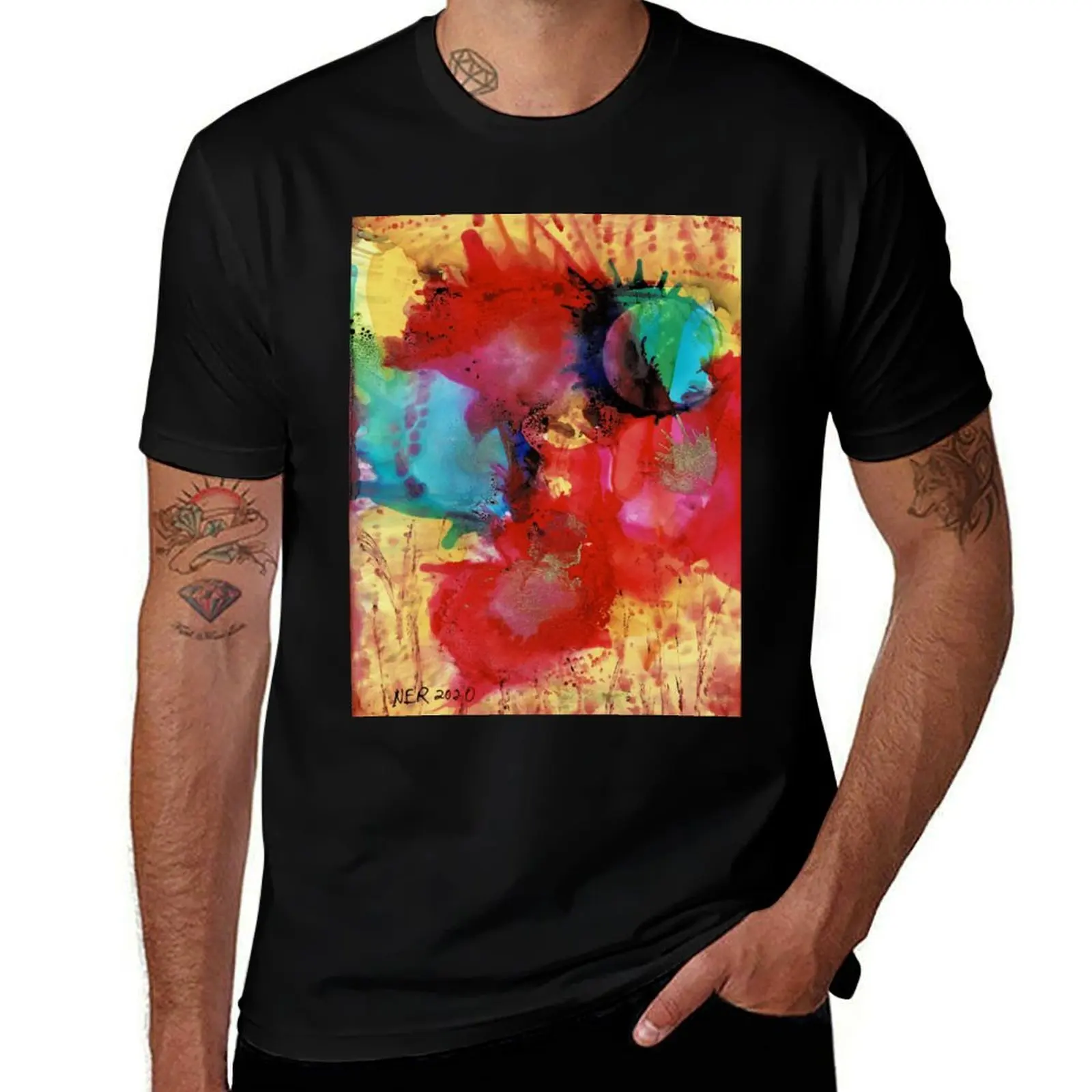 Nested T-Shirt Basic Tee Shirt for Everyday Outfit