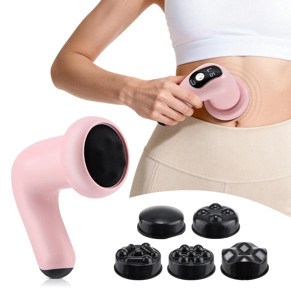 Anti-Cellulite Massager 6 Levels Body Sculpting Machine Electric Body Slimming Massager for Arm Leg Hip and Belly Fat Remover