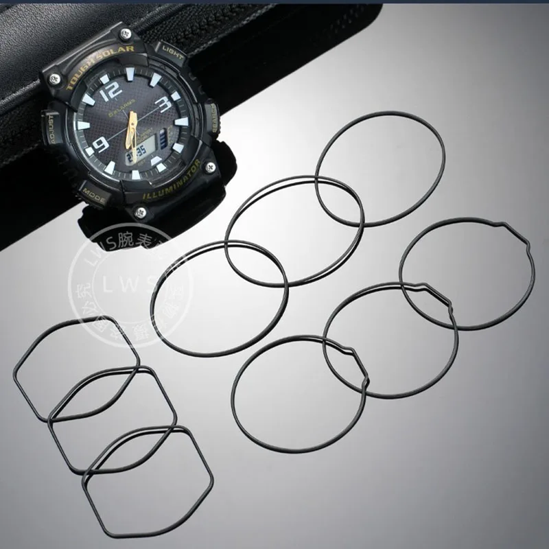 Anillo impermeable de cubierta trasera de reloj para Casio AQ-S810 GBD-800 GM-S100 GMA-S110 anillo de sellado de cubierta inferior trasera de reloj con herramientas
