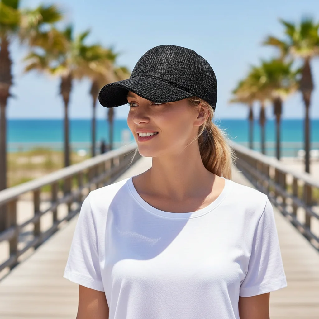 

Trendy Retro Beret British Hollow Painter Hat Cotton Breathable Peaked Cap Women