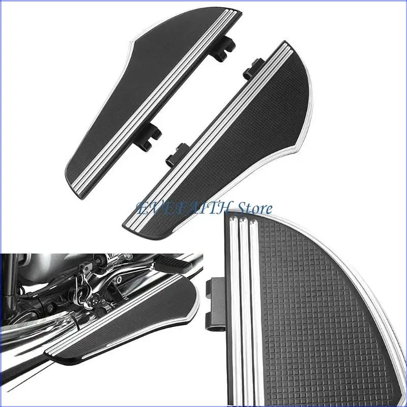 

124B Motorcycles Floorboards Rear Riders Passenger Foot Peg Footrest For FLSTF FLSTN