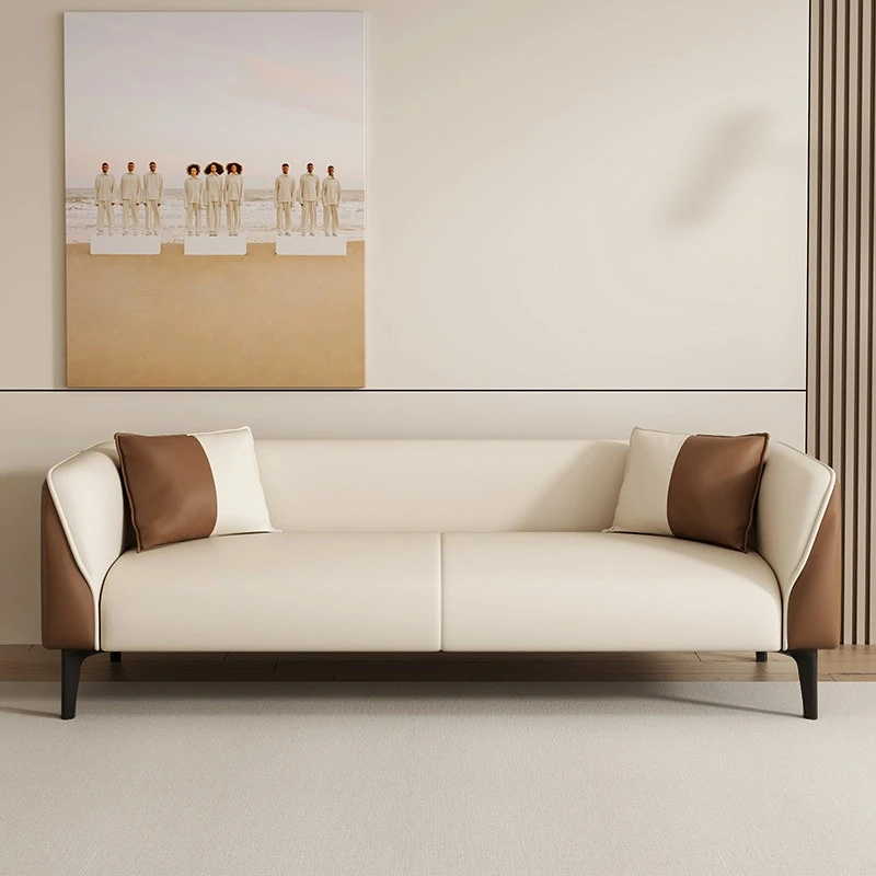 comfortable Nordic sofa office rest area living room double sofa modern reception minimalist banken woonkamer office furniture