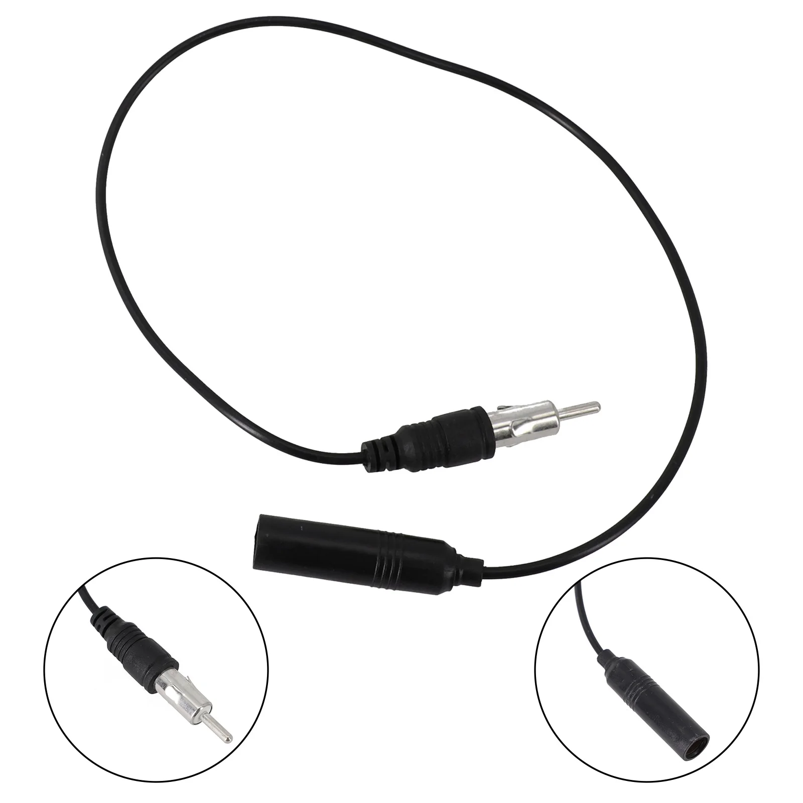 สายต่อขยายเสาอากาศขยายสําหรับรถยนต์วัตถุประสงค์ทั่วไปใหม่แบบพกพา 50 ซม.ABS อุปกรณ์เสริมเสาอากาศประมาณ