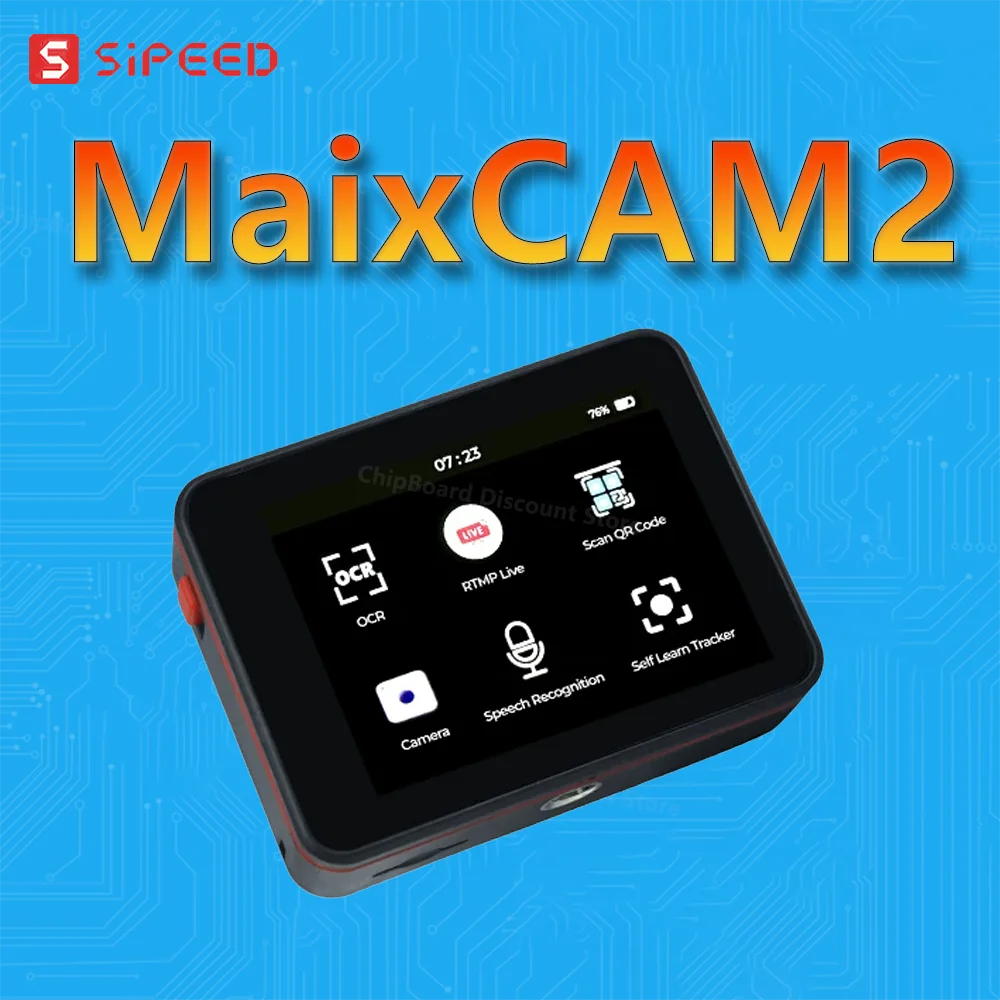 

Камера Sipeed MaixCAM2 AI Vision, плата для разработки изображений с локальной большой моделью YOLO VLM, электромеханическая