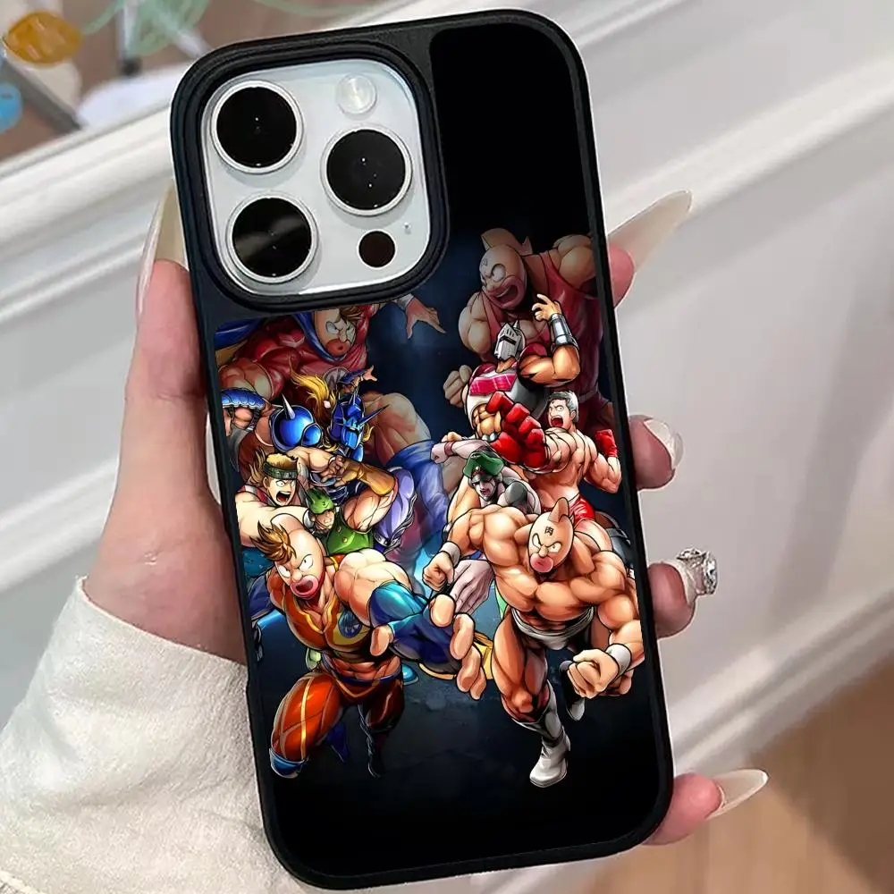 

Anime Kinnikuman Mobile Phone Case for iPhone 17 16 15 14 13 12 11 Air Pro Max Plus Matte Surface Colorful Cover Cover Pretty