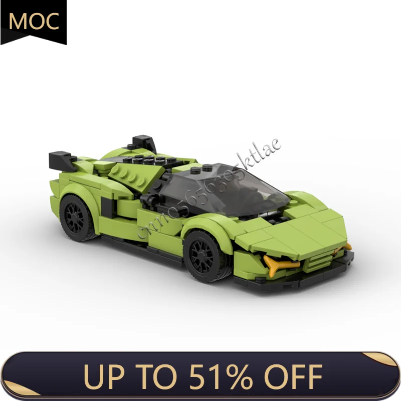 

301 шт. MOC Technology Racing зеленый суперкар модель строительные блоки скоростной автомобиль кирпичи игрушки для детей и взрослых сюрприз подарки на Хэллоуин
