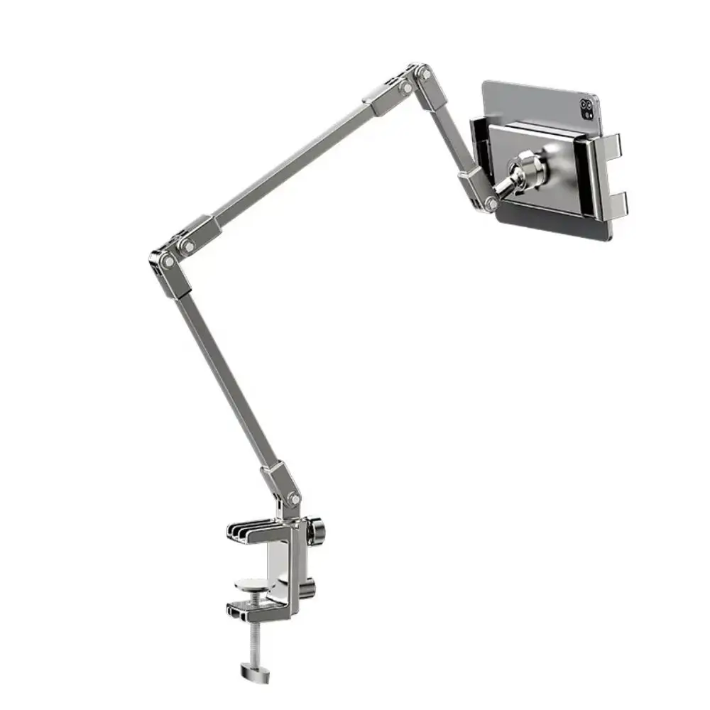 Adjustable Tablet Stand Foldable 3 Sections Arms Bedside Phone Holder for 5-12Inch Phone Ipad Pro Mini for Xiaomi