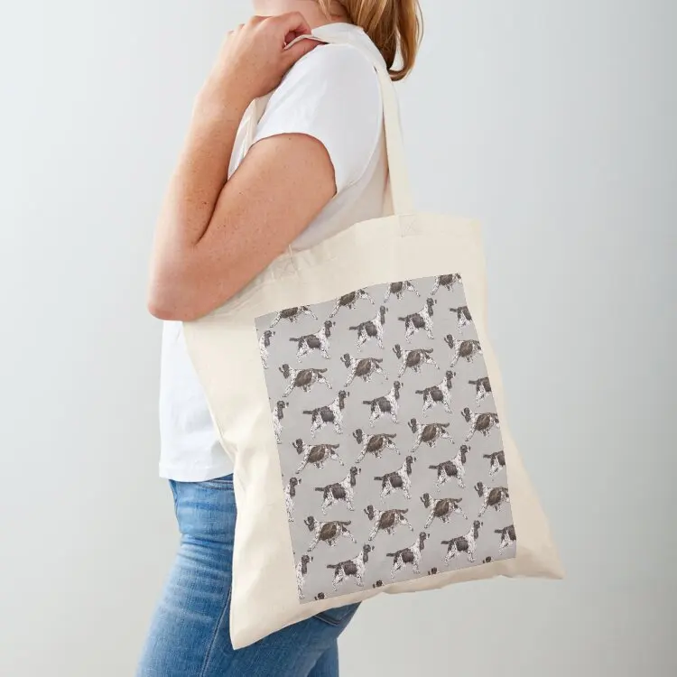 

Springer Spaniel - Repeat Pattern Tote Bag women bag bags for women eco bag folding foldable reusable