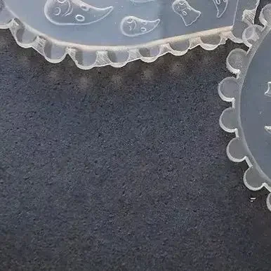 Formy do stemplowania w kształcie nietoperza ducha 3D, szablony do lakieru hybrydowego UV, silikonowe formy do rzeźbienia, DIY wzory, ozdoby do paznokci.