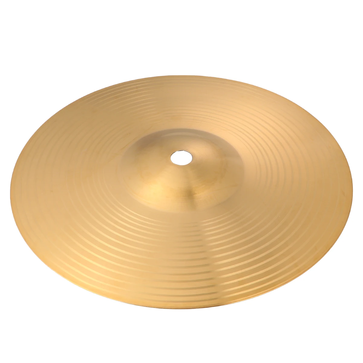 

8 Inch Brass Percussion Cymbal Crash Ride Hi-Hat for Beginner Drum Set Strong Impact Resistance Professional Performance Golden