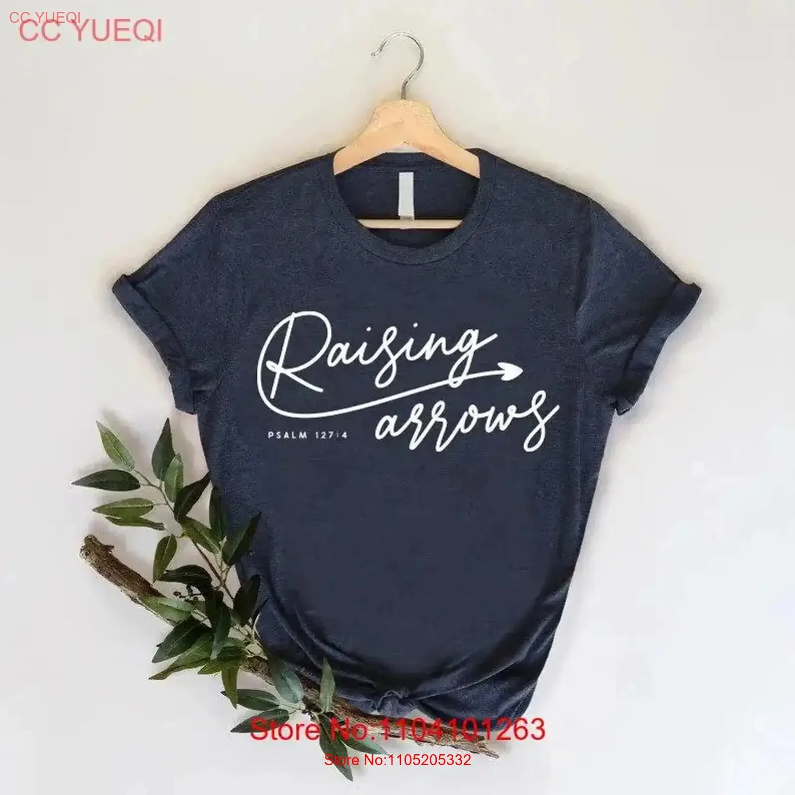 Raising Arrows T Shirt Christian Mom Church Quotes Religious For Women Spiritual s Biblical Christianity vintage Washed Casual