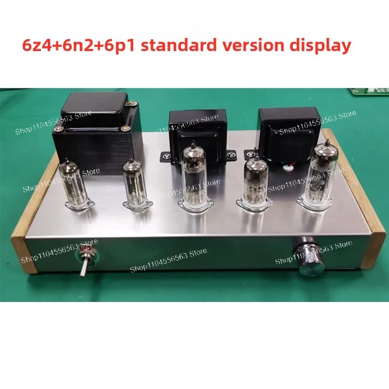 5‑Lamp Bluetooth Tube Amplifier DIY Kit, 6N2 Drive 6P1, Tube Rectifier HIFI Audio Amp