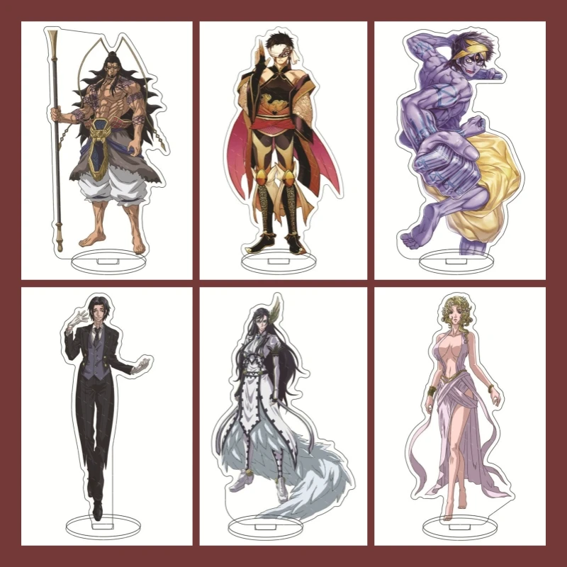 Anime Record of Ragnarok Peripheral Gifts LuBu Thor Ying Zheng Gautama Buddha Acrylic Figure Stand Charm Collection 15cm
