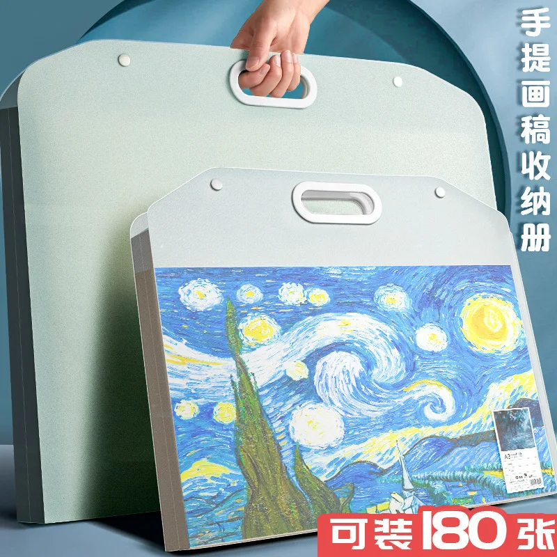 Art manuscript storage bag Drawing binding document bag 8K paper storage bag filing organiser  organizador  file folder