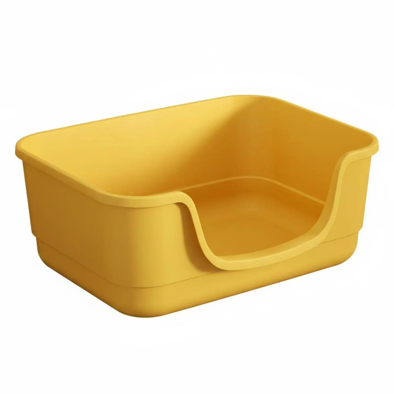 Semi-open, odor-resistant, extra-large, splash-proof, spacious litter box
