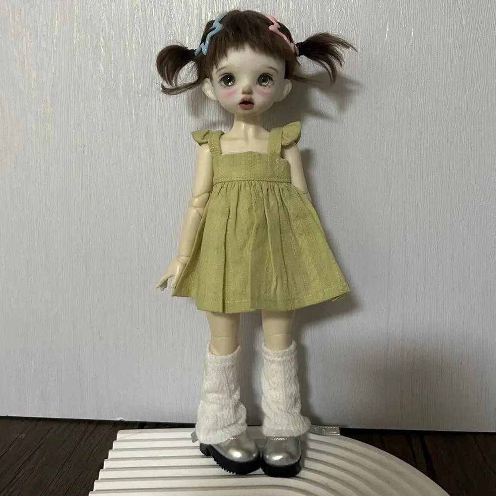 Handgefertigte Prinzessin-Spitzenkleider, Mini-Mode, Blumendruck, Rock, lässiges DIY-Zubehör für 1/6 BJD 30 cm große Puppen