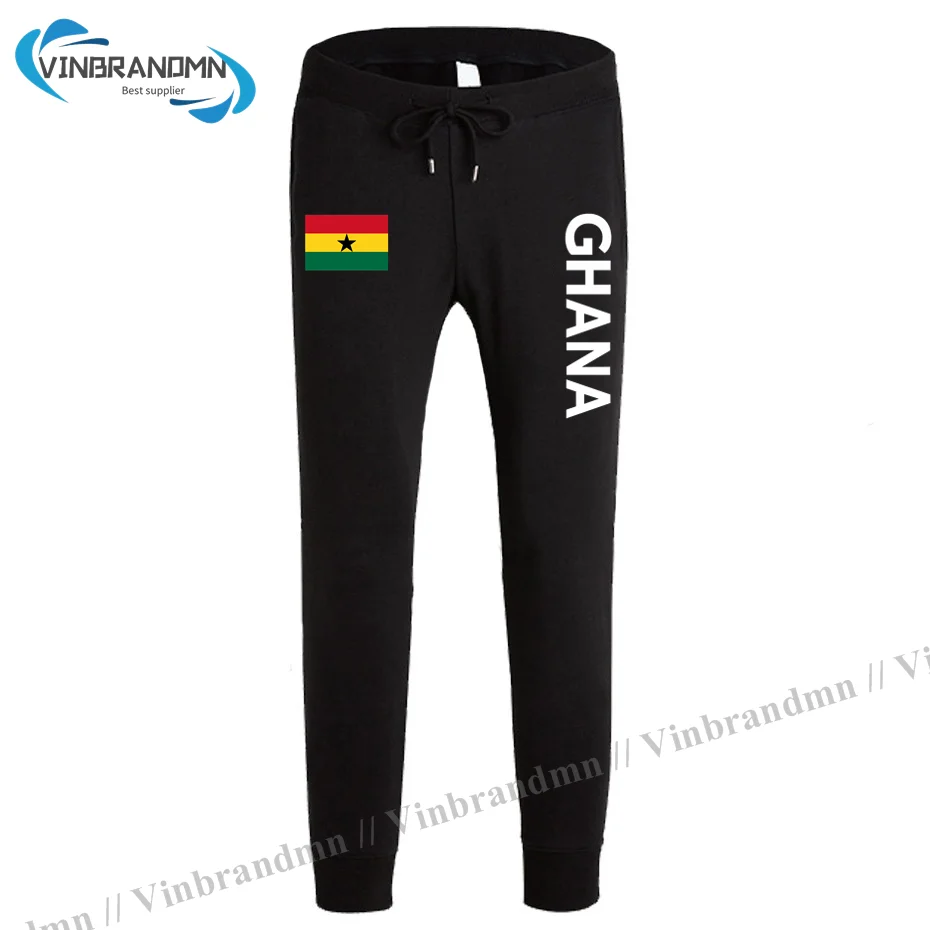 

Republic of Ghana Ghanaian GHA GH mens pants joggers jumpsuit sweatpants track sweat fitness fleece tactical casual nation new