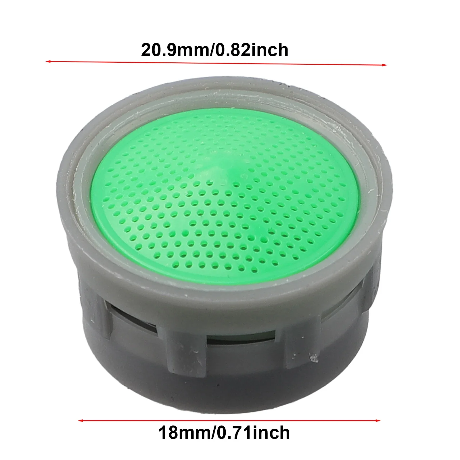 20 stücke Wasserhahn Becken Wasserhahn Belüfter 21mm abs Kunststoffe insatz Ersatz düsen filter 20,9x18mm Küchen armatur Zubehör für zu Hause