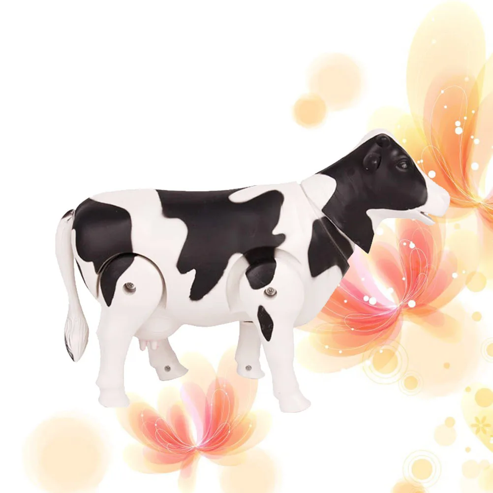 Vache à lait électrique, Simulation réaliste, son de marche, prix de fête éducatif, cadeau d'apprentissage pour enfants, jouet