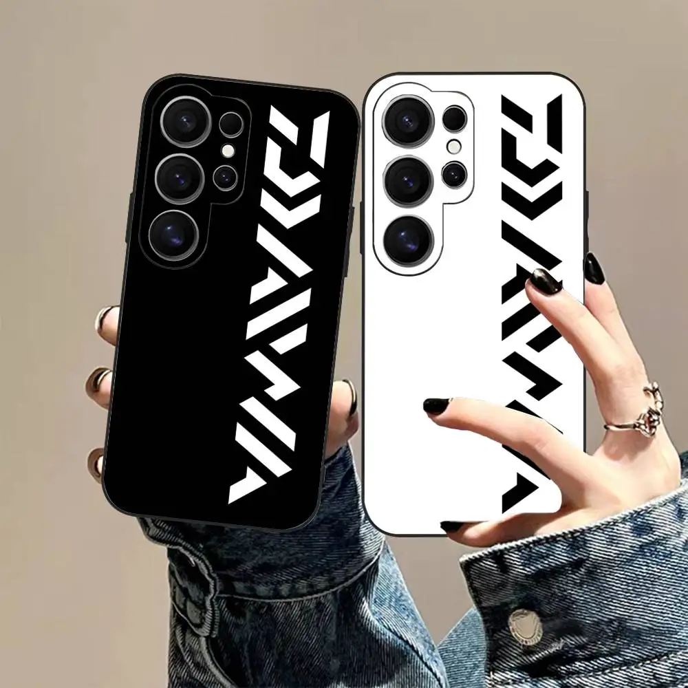 D-DaiwaS Fishing Logo Phone Case For Samsung S 24 Fe 25 Ultra Plus 20 Lite 21 30 22 23 24 22 Ultra 5G Fundas