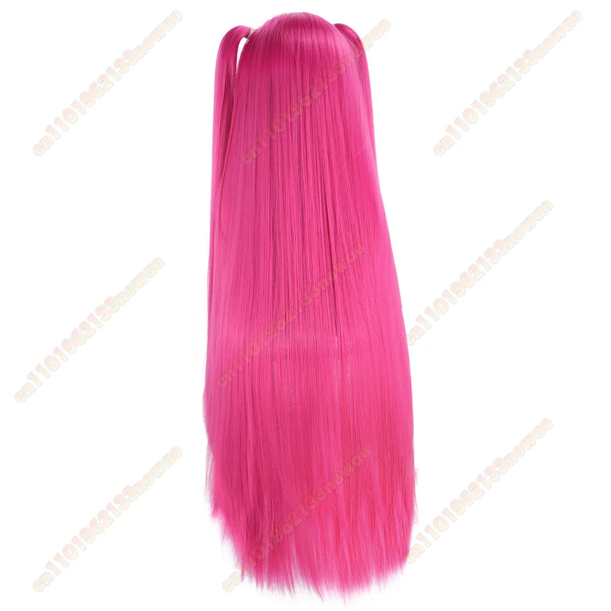 K-Pop: Demon Hunters Mira pelucas de Cosplay 100cm pelo sintético rosa peluca de actuación de fiesta de Halloween accesorio de juego de rol de película para mujer