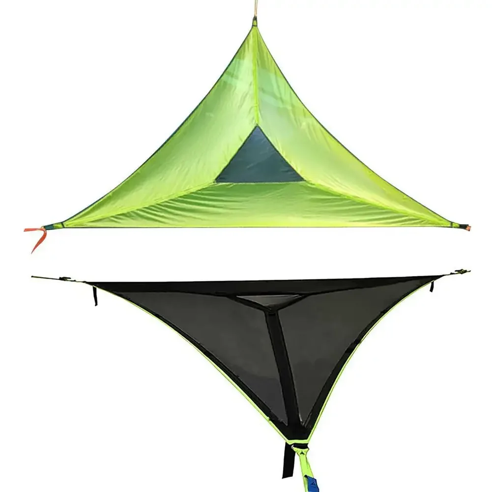 Portable Triangle Hammock Garden Furniture Set Tent Hammock Equipment Network Outdoor Camping