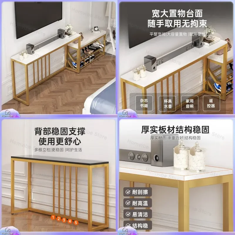 Modern TV Stand Cabinet for Living Room Small Apartment Hotel Rental Furniture Storage Console Table Shelf Unit Home Decor