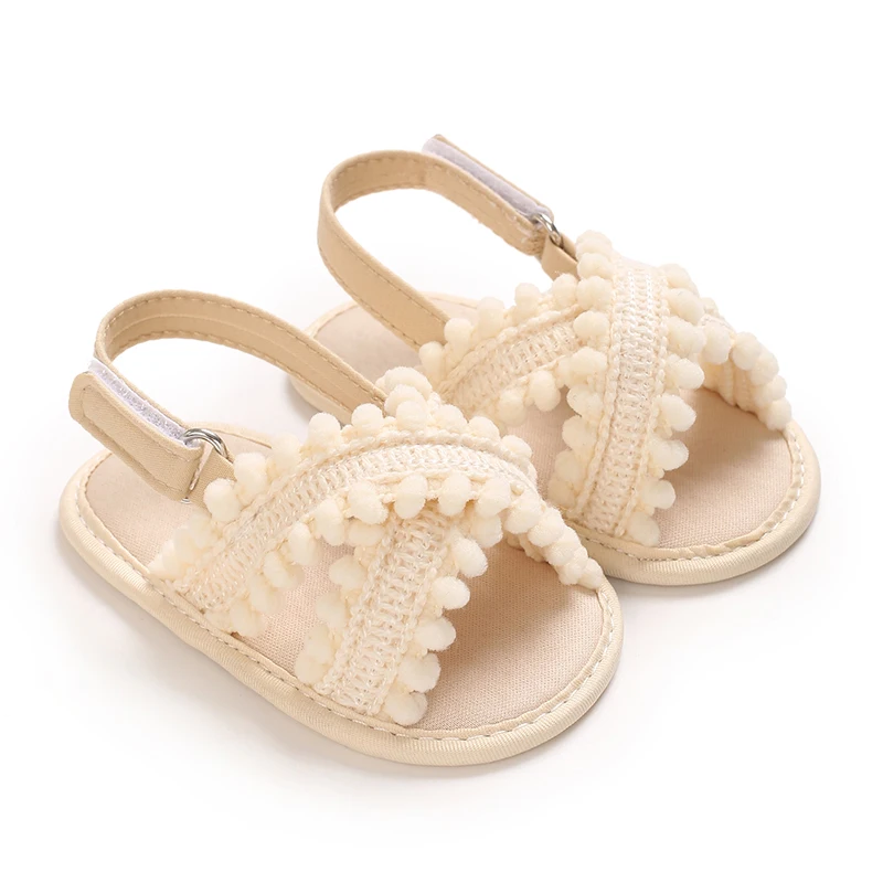 New Spring/Summer Baby Shoes Sandals 0-18 Months Baby Soft Bottom Princess Sandals Cross Style Classic
