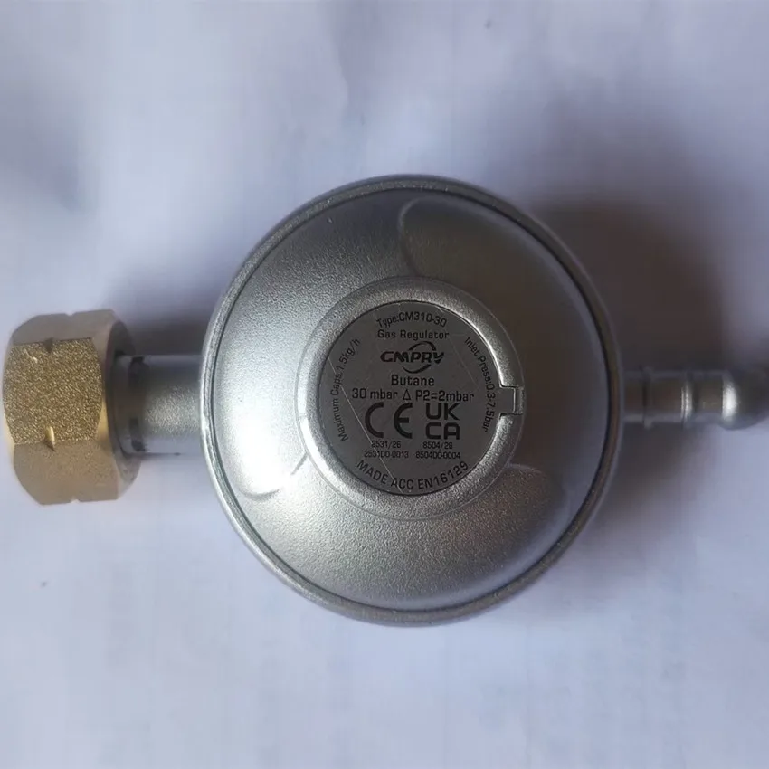 Low Pressure Gas Regulator for Russia Italy Israel Greece Home Kitchen Cooking BBQ Stove 30 37MBAR 1.5KG/H LPG Propane Gas Valve