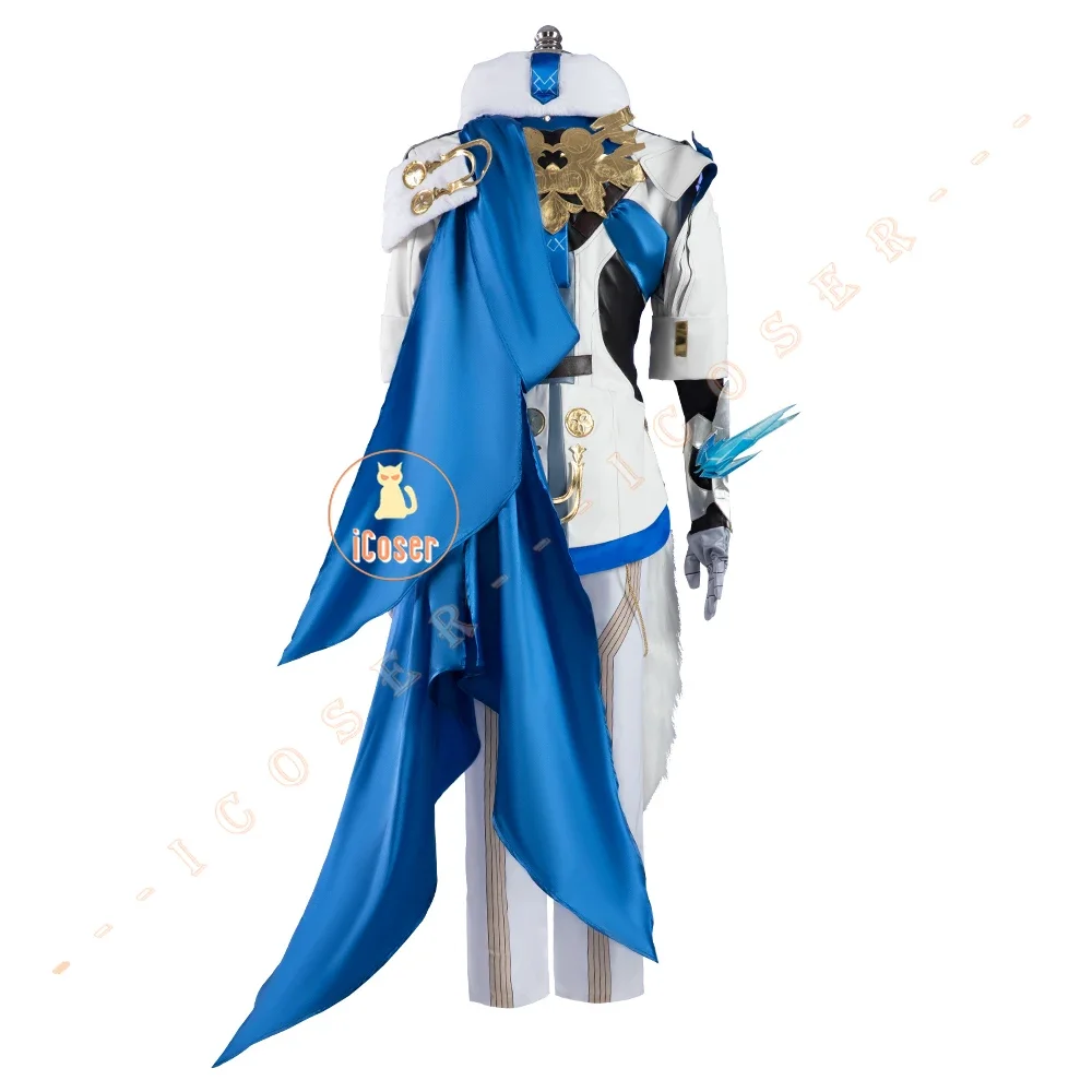 Gepard Cosplay Costume Honkai Star Rail Wig Game Uniform Jarilo-VI Silvermane Guards Belobog Halloween Party Costume Women Men