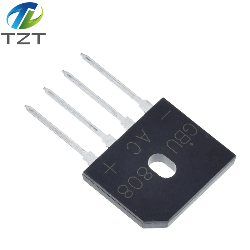 Pont redresseur à diode de puissance, GBU808 800V 8A, 5 pièces