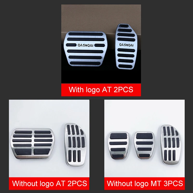 For Nissan Qashqai j11 j12 2014 2015 2016 2017 2018 2019 2020 2021 2022 2023 Car Accelerator Brake Pedals Cover Pad Accessories