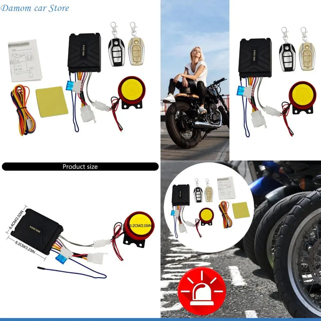 

A2UC автоматический скутер мотоцикл замок сигнализация с громким оповещением противоугонное устройство всепогодный дизайн