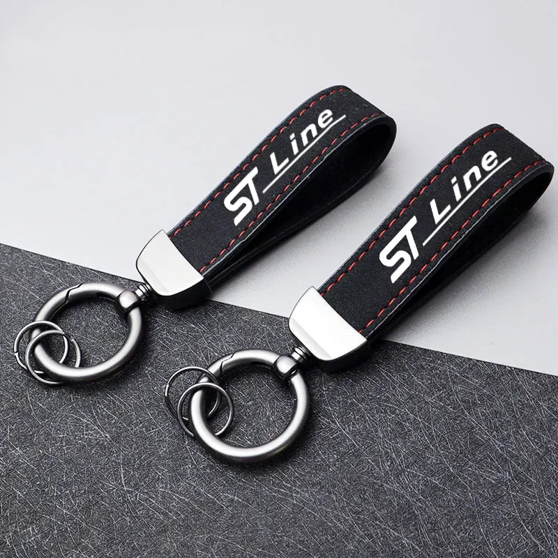 

Horseshoe buckle Keychain Men Women Car Trinket Gift for Ford ST-line Focus 2 3 Mondeo Ecosport Kuga Mk4 Fiesta Mk3 Accessories