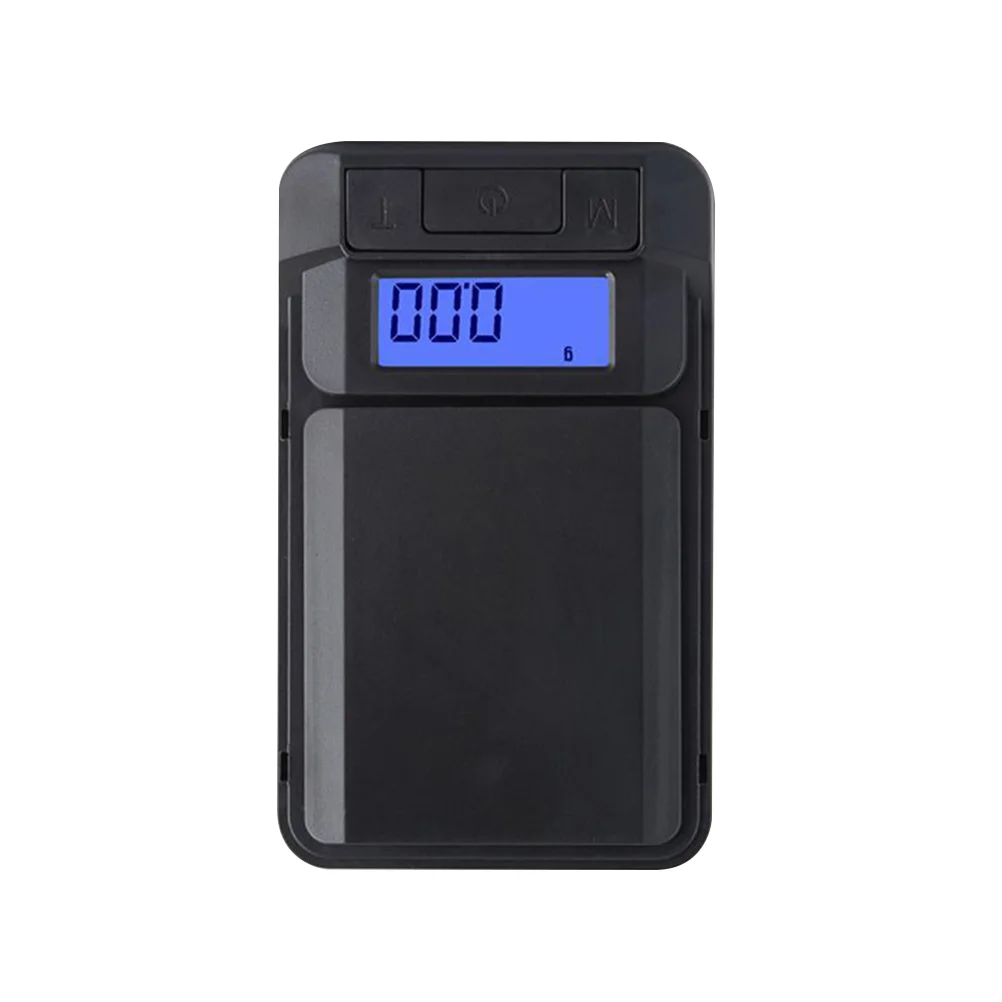 1PC Mini Portable Electronic Scale Tea Powder Jewelry Scale Small Table Scale for Home Store Use 500g/01g Black