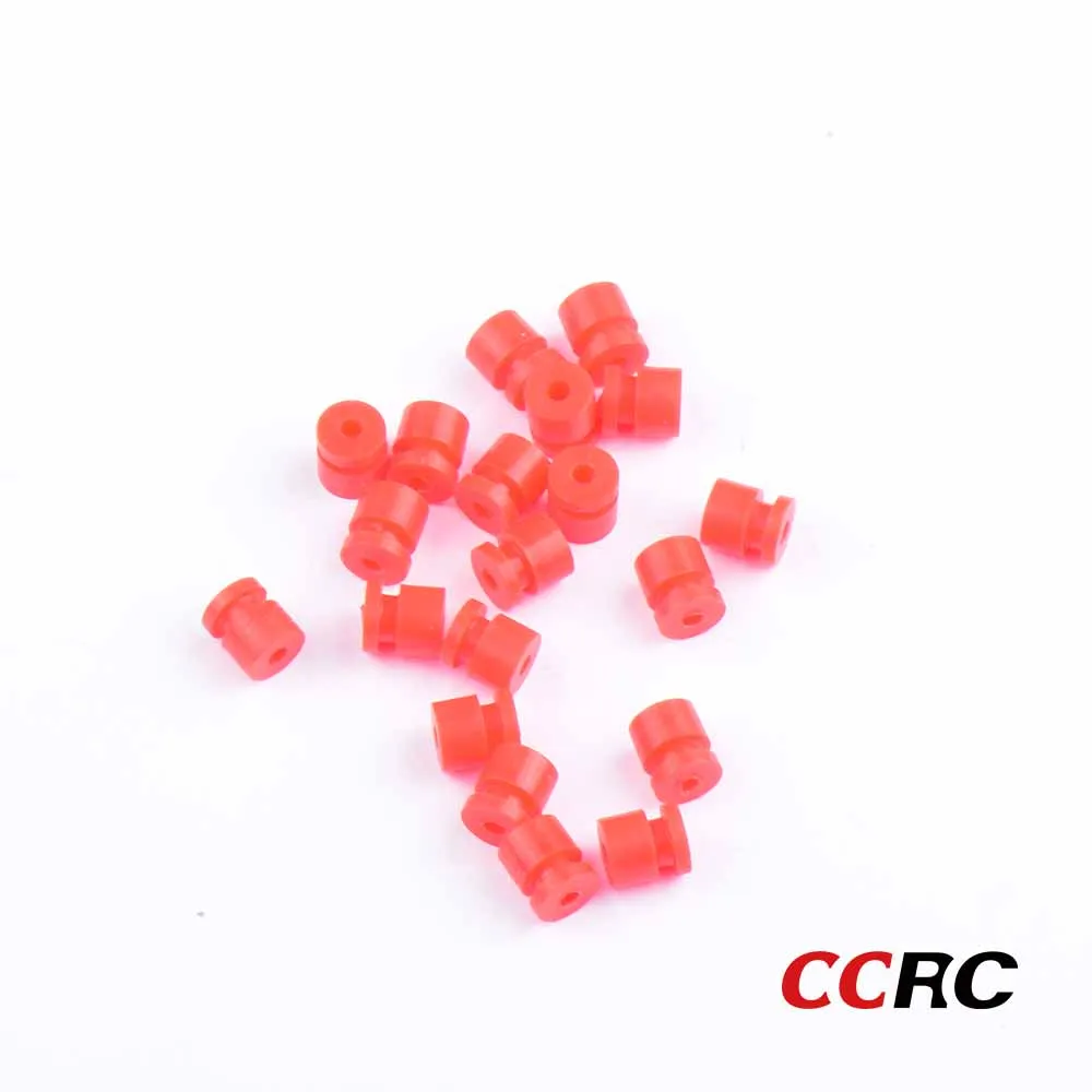 20pcs M4 To M2 Rubber Damper Ball Shock Absorption Balls Silicone Silencer Flight Controller For F4 F7 FC AIO ESC FPV Quadcopter