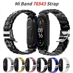 Glacier Strap For Xiaomi Mi band 7 6 5 4 3 Men/Women Replacement Smart Miband 7 6 Bracelet Wristband Correa For Mi band 7 6 5 4